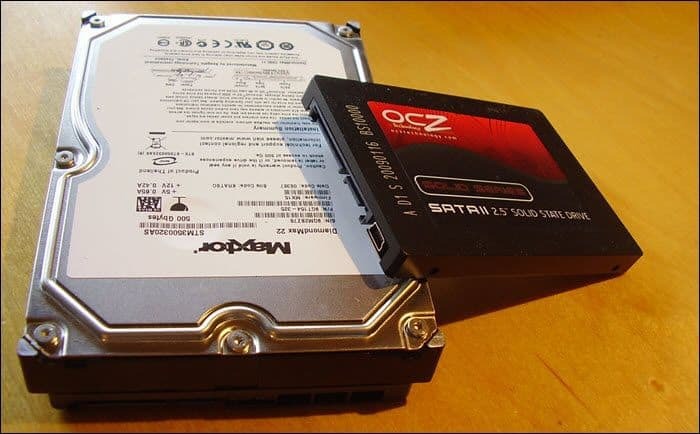 disco duro contra SSD