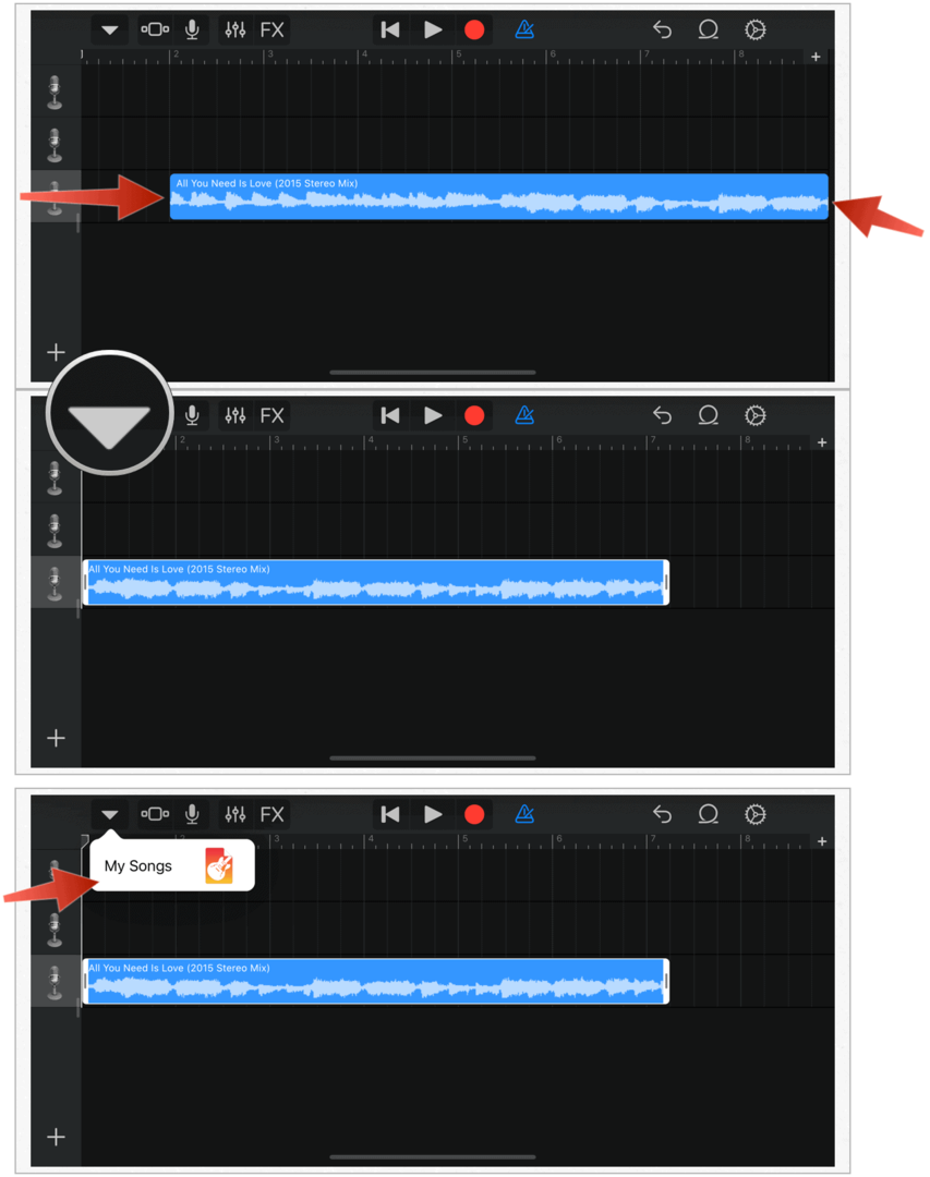 GarageBand mis canciones