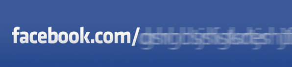 perfil de URL de nombre de usuario personalizado de Facebook