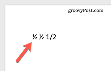 Corrección automática de fracciones en Word