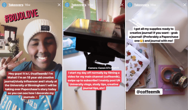 Cómo reclutar influencers sociales pagados, ejemplo de adquisiciones de Instagram por @frompaperchase
