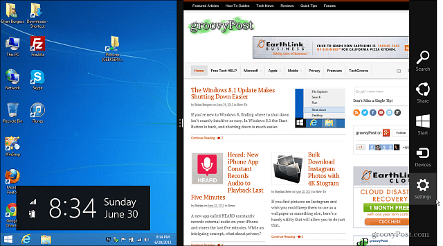 Ajuste Windows 8.1 para que la interfaz de usuario moderna sea menos molesta