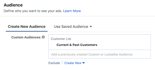 Paso 2 de cómo configurar una campaña de participación de Facebook para promover la encuesta de clientes
