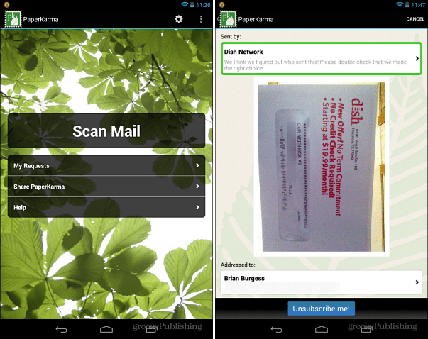 Cómo detener el correo basura con la aplicación móvil PaperKarma