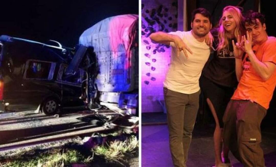 ¡El minibús que transportaba a los actores de teatro se estrelló! Hay muertos y heridos en el nefasto accidente de Amasya