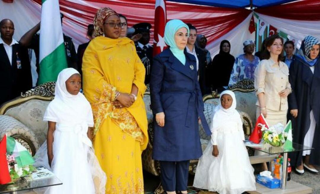 ¡Gracias de parte de Emine Erdoğan por el apoyo de Buhari!