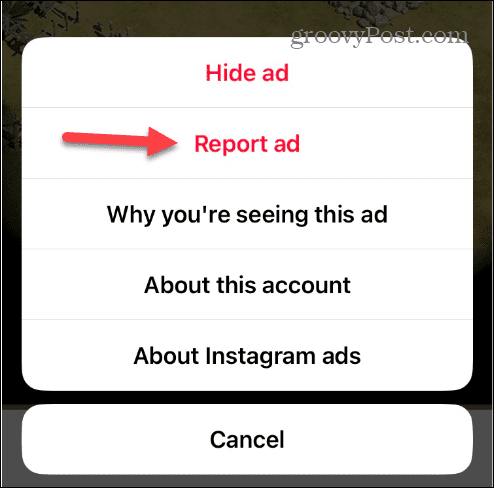 Desactivar anuncios dirigidos en Instagram