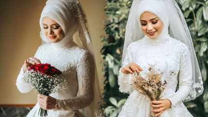 2021 modelos de vestidos de novia hijab Los modelos de vestidos de novia hijab más hermosos