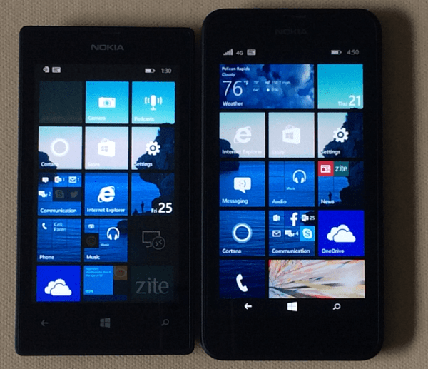 Nokia Lumia 520 y 635