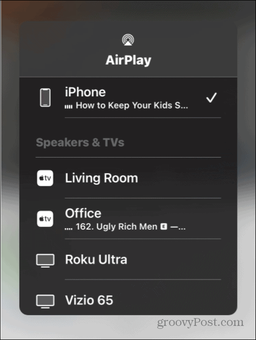 iphone airplay