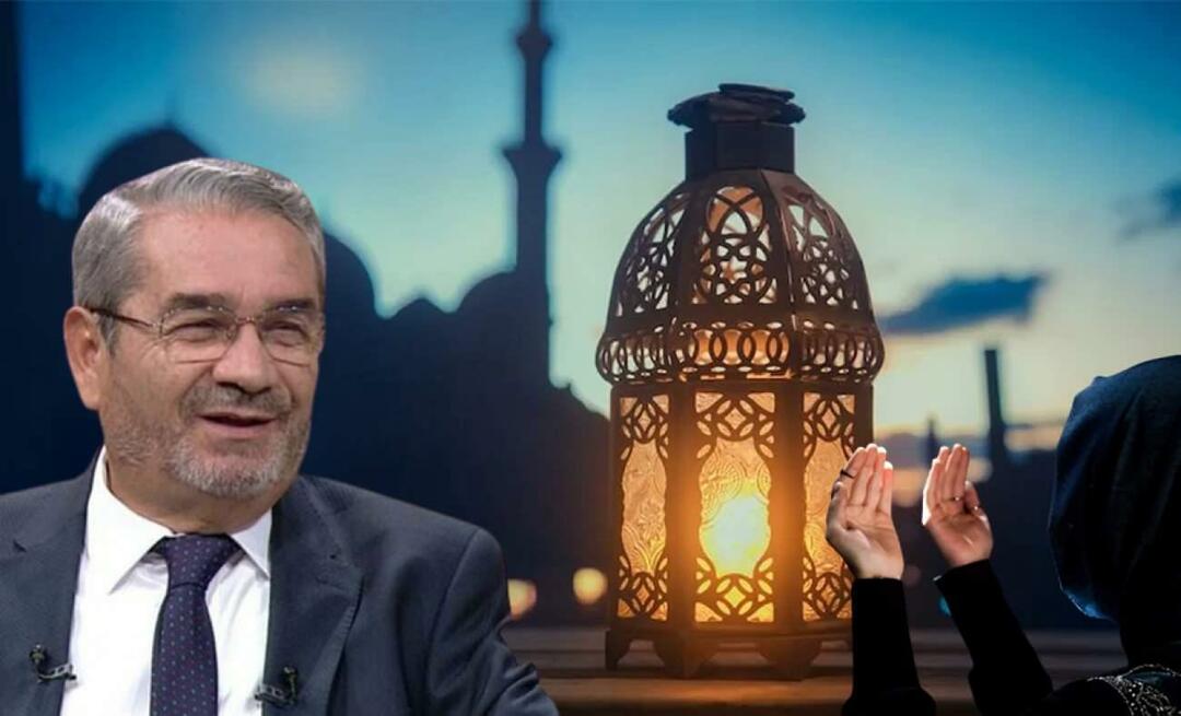 ¿Es el mes de Ramadán una oportunidad para deshacerse de los pecados? El escritor teólogo A. Riza Temel cuenta