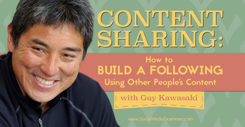 Guy Kawasaki comparte cómo crear seguidores en las redes sociales