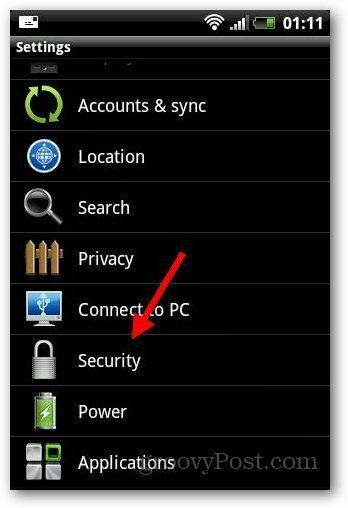 Bloqueo de seguridad Android 2