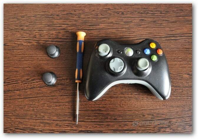Cambie las barras de control analógicas del controlador Xbox 360 antes