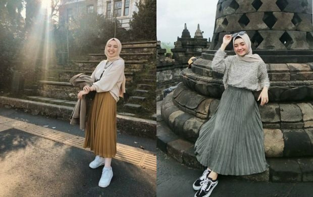  falda sueter combinaciones hijab