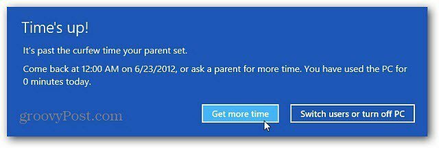 Configurar controles parentales para Windows 8
