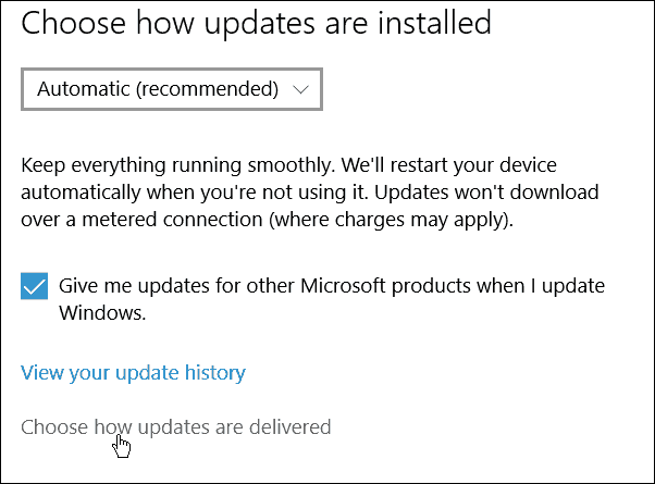 Evite que Windows 10 comparta sus actualizaciones de Windows con otras PC
