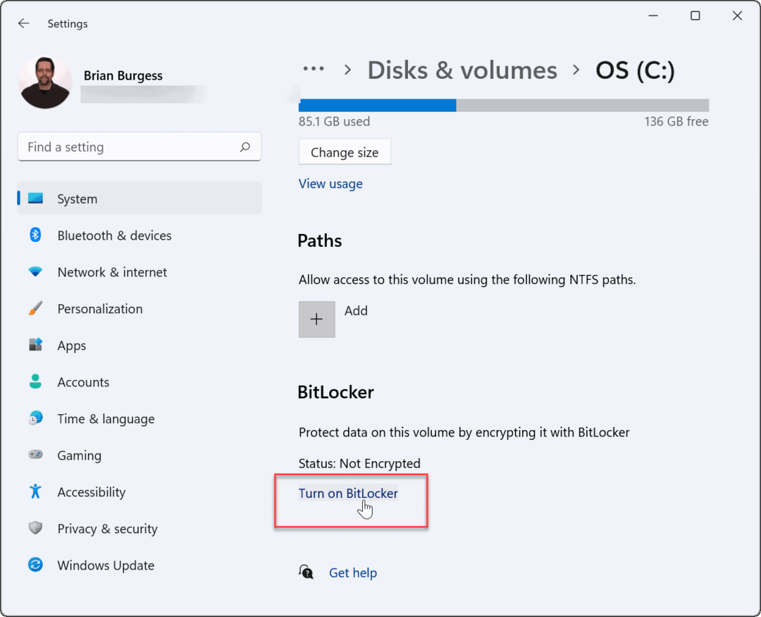 Activar bitlocker usar cifrado bitlocker en Windows 11