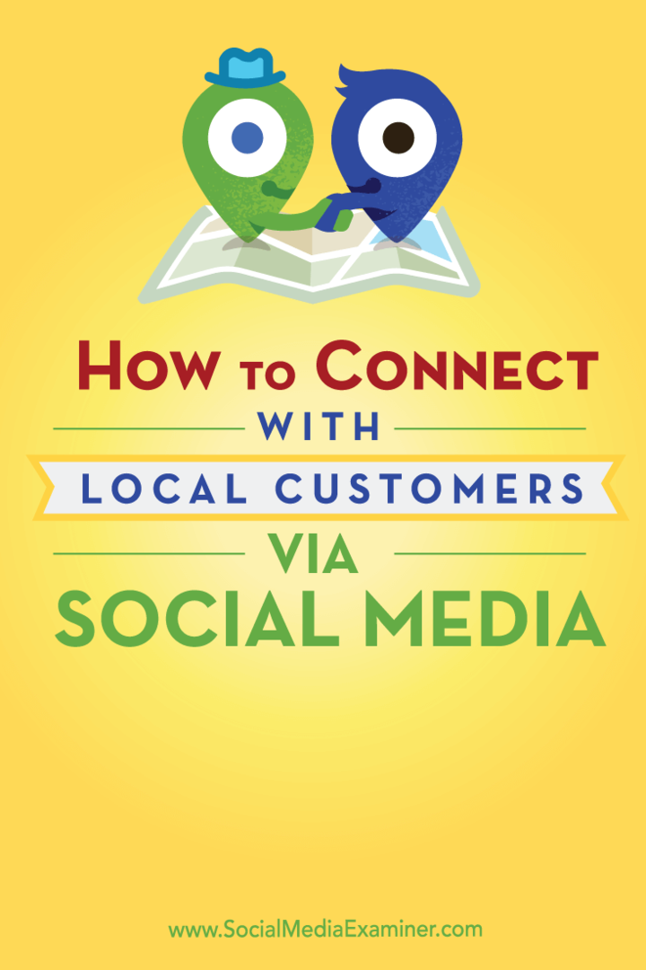 Cómo conectarse con clientes locales a través de las redes sociales: examinador de redes sociales