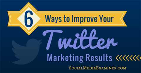 mejorar los resultados de marketing de twitter