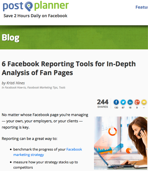 6 herramientas de informes de Facebook