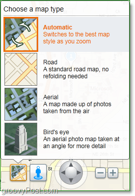 Nuevos modos de vista y tipos de mapas disponibles en Bing Maps