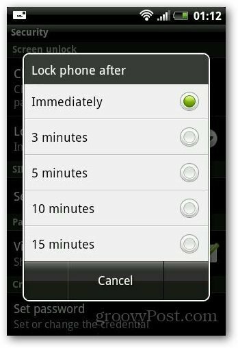 Security Lock Android 5