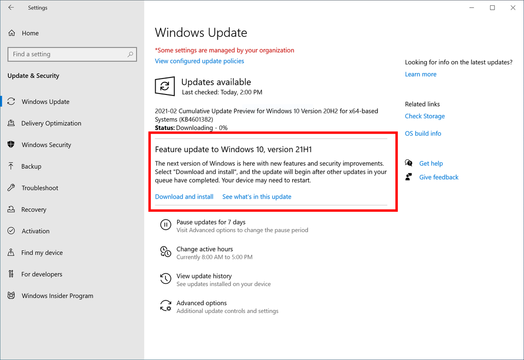 Microsoft anuncia formalmente Windows 10 21H1