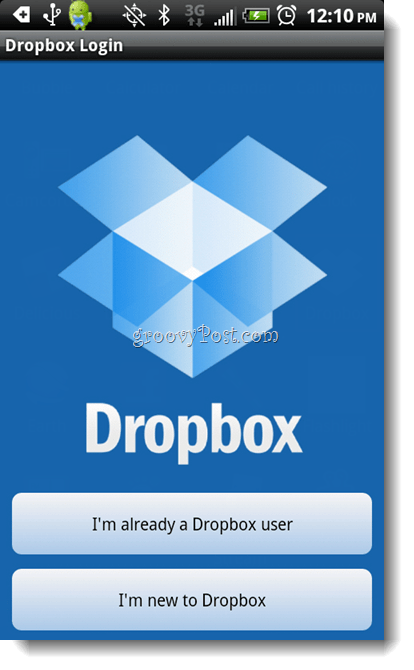 Android Dropbox Instalar Dropbox Iniciar sesión