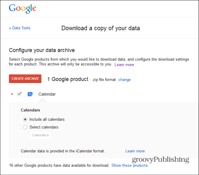 Cómo descargar sus datos de calendario de Gmail y Google