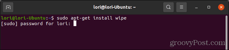 Instalar borrado en Linux