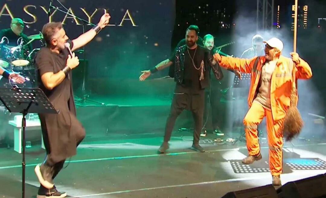 ¡El baile de Turgay Başyayla y el oficial de limpieza se volvió viral! Saltar al escenario y...