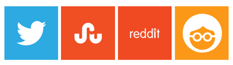 logotipos para twitter stumbleupon reddit outbrain