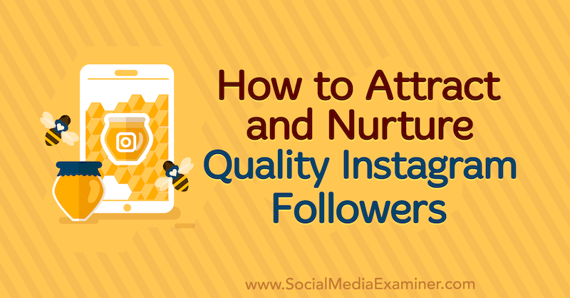 Cómo atraer y nutrir seguidores de Instagram de calidad por Rafaella Aguiar en Social Media Examiner.