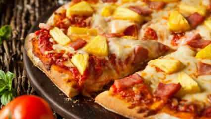 Cómo hacer pizza de piña ¿En qué país se descubrió la pizza de piña?