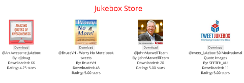 tweet jukebox jukeboxes precargados