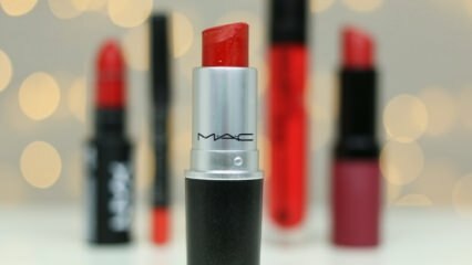Revisión de lápiz labial rojo ruso Mac