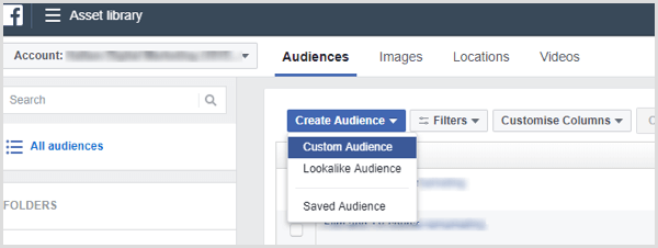 facebook crear página participación audiencia personalizada