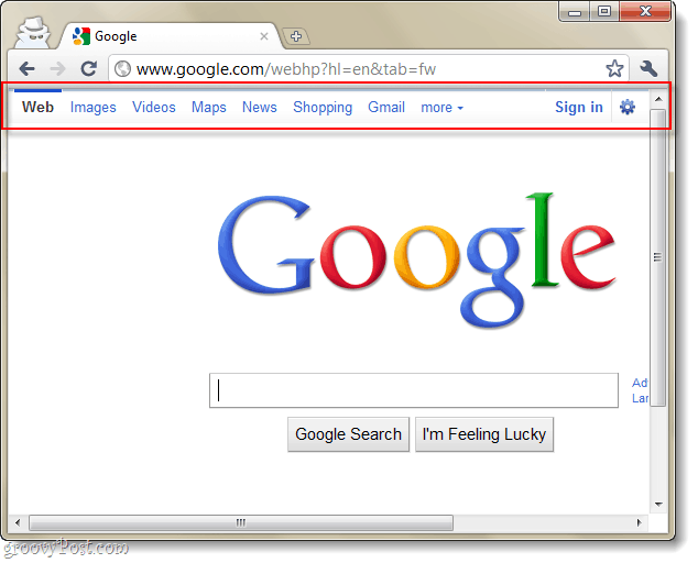 Google implementa silenciosamente la nueva navegación de la barra de encabezado