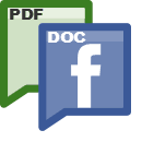 Convertidor de PDF a Word: disponible en Facebook