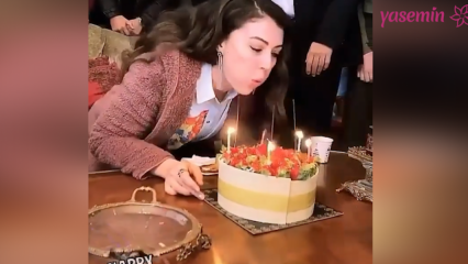 ¡Ayşe, Afili Aşk, cumpleaños de Burcu Özberk en el set!