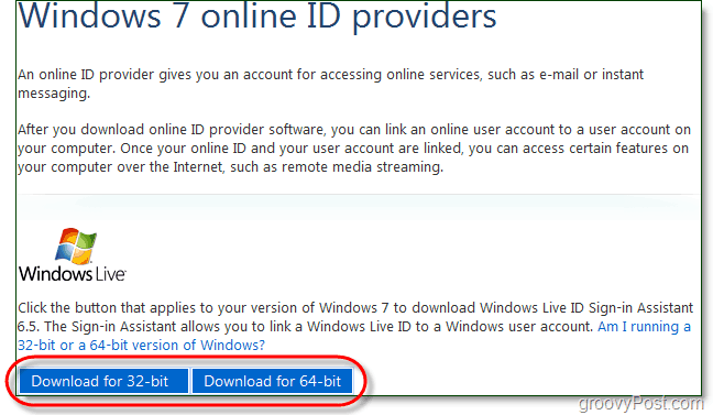 Inicie sesión automáticamente en los servicios en línea con Windows 7 [How-To]