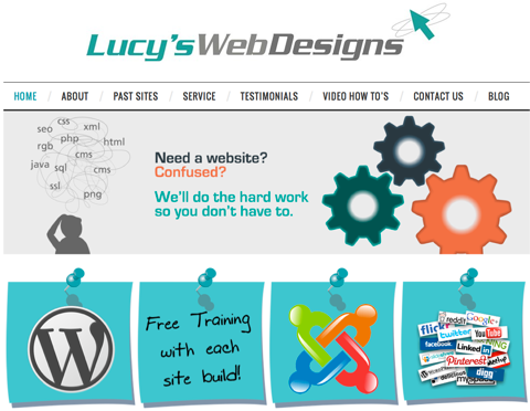 diseños web de lucys