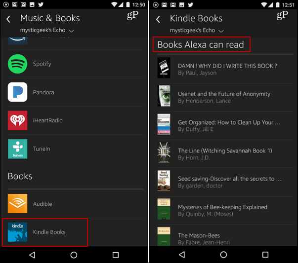 Cómo encontrar libros electrónicos Kindle que Alexa pueda leerle