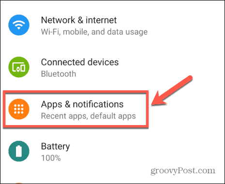 aplicaciones y notificaciones de Android