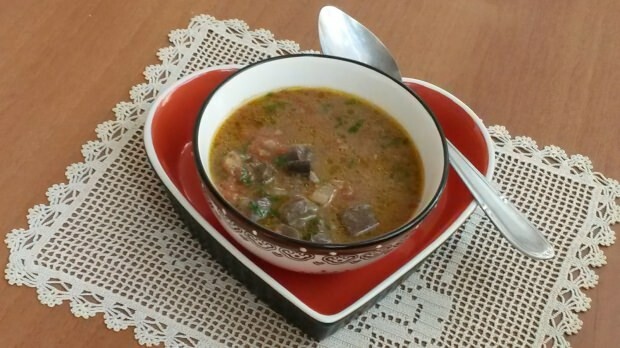 receta de sopa de hígado