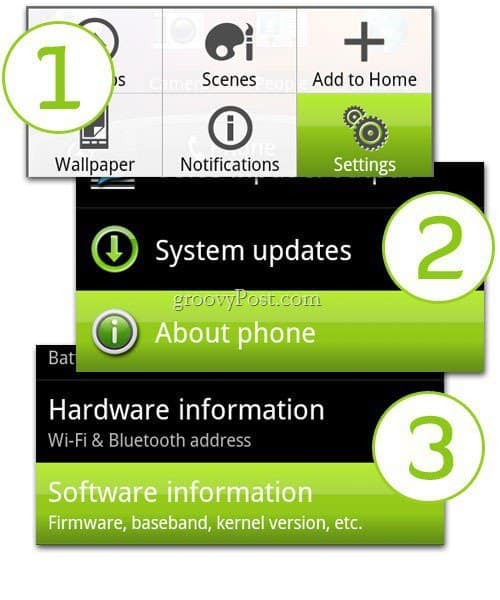 llegar a información de software