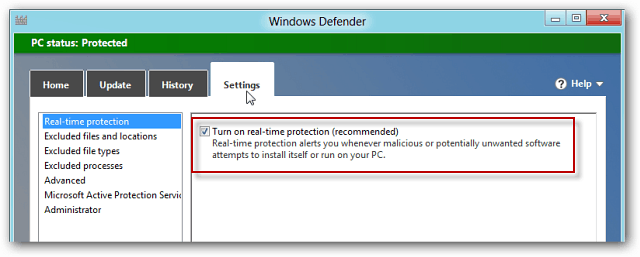 Windows Defender en Windows 8 incluye MSE