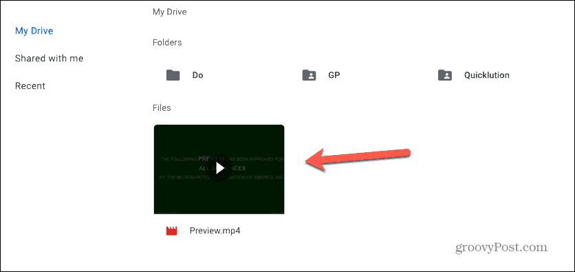 diapositivas de google seleccionar video en google drive