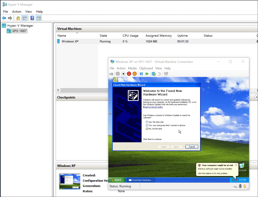Cómo migrar máquinas virtuales VirtualBox a Windows 10 Hyper-V